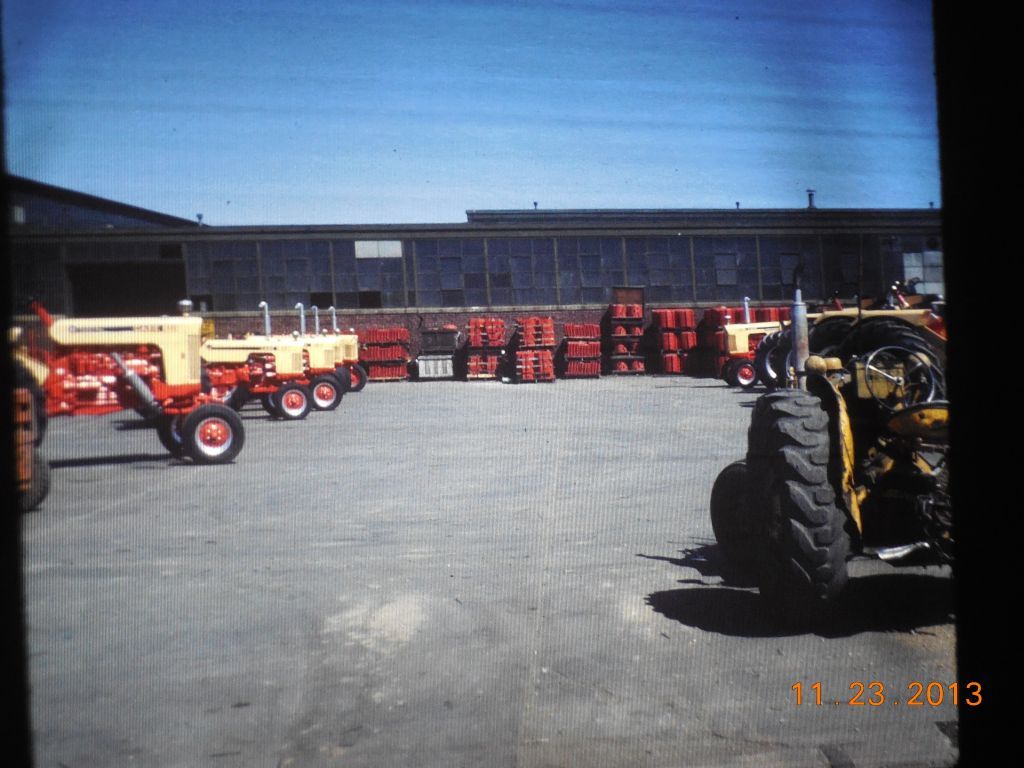 Case factory Racine, WI 1966 New 30 Series Tractors.